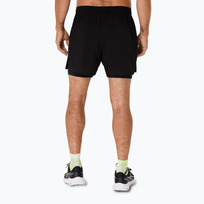 Pánské běžecké kraťasy ASICS Core 2N1 5IN performance black/performance black 3