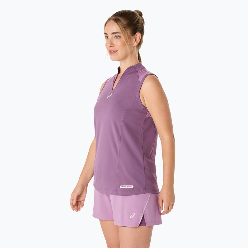 Dámské tenisové tričko ASICS Padel Court Tank dark ube 4