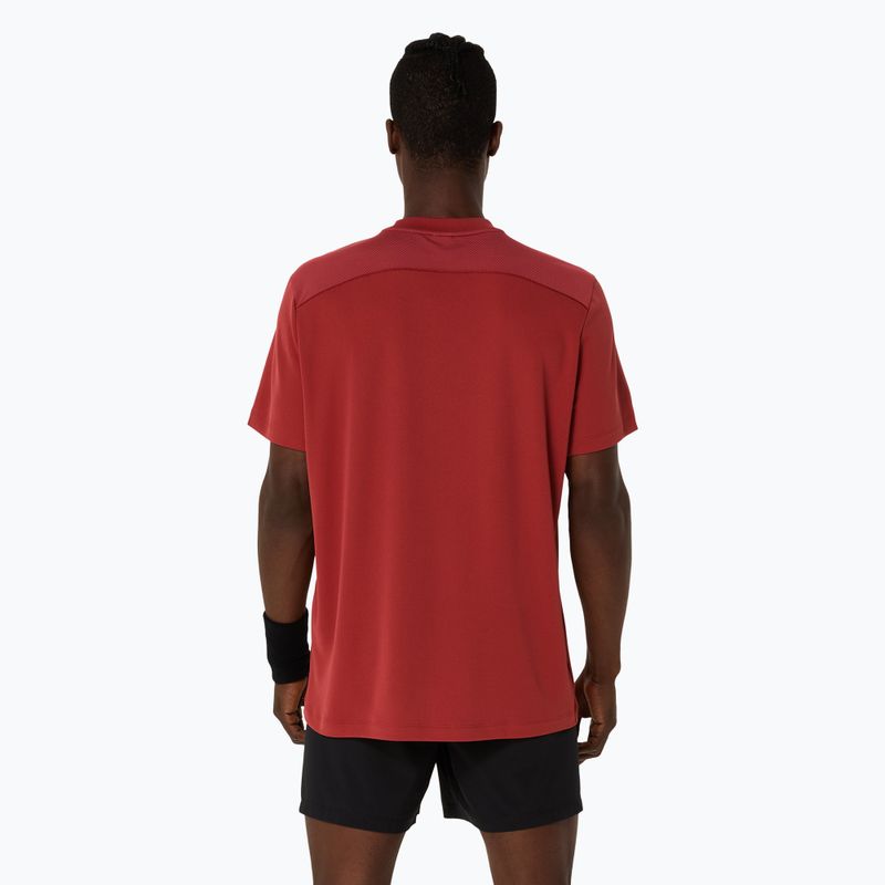 Koszulka tenisowa męska ASICS Court Top burnt red 3