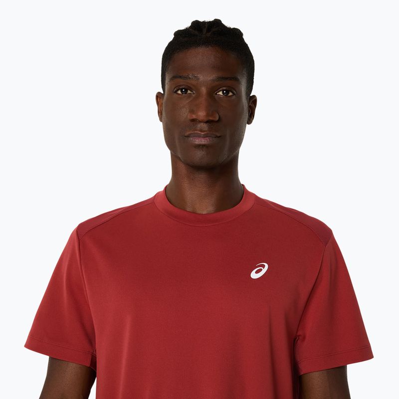 Koszulka tenisowa męska ASICS Court Top burnt red 4