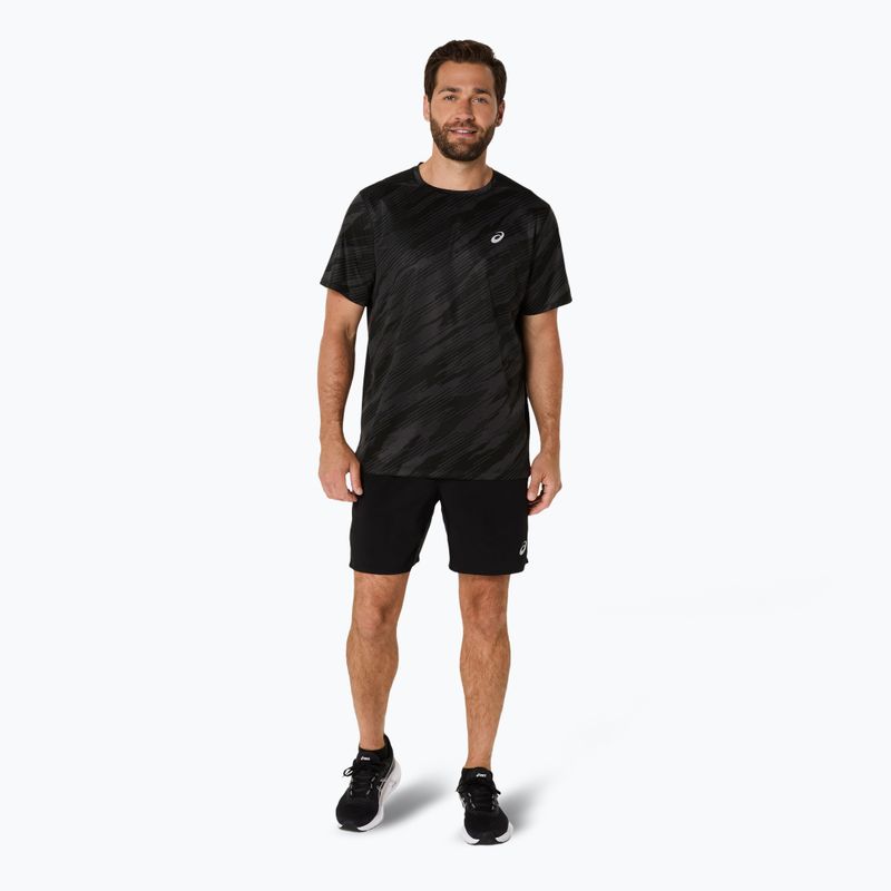 Pánské běžecké tričko ASICS Core All Over Print SS Top performance black 2