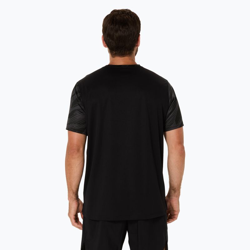 Pánské běžecké tričko ASICS Core All Over Print SS Top performance black 3