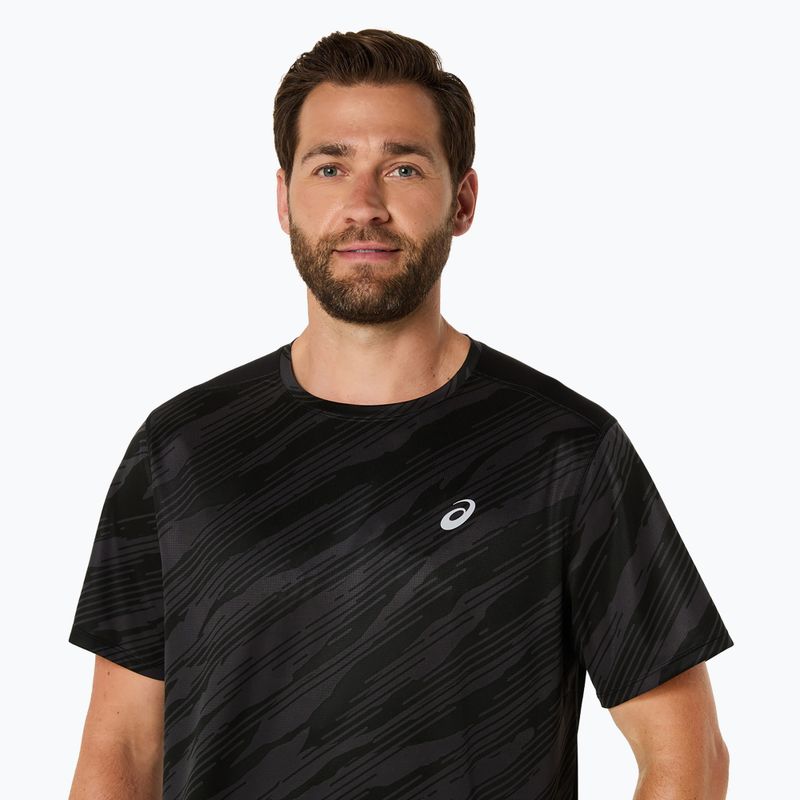 Pánské běžecké tričko ASICS Core All Over Print SS Top performance black 5