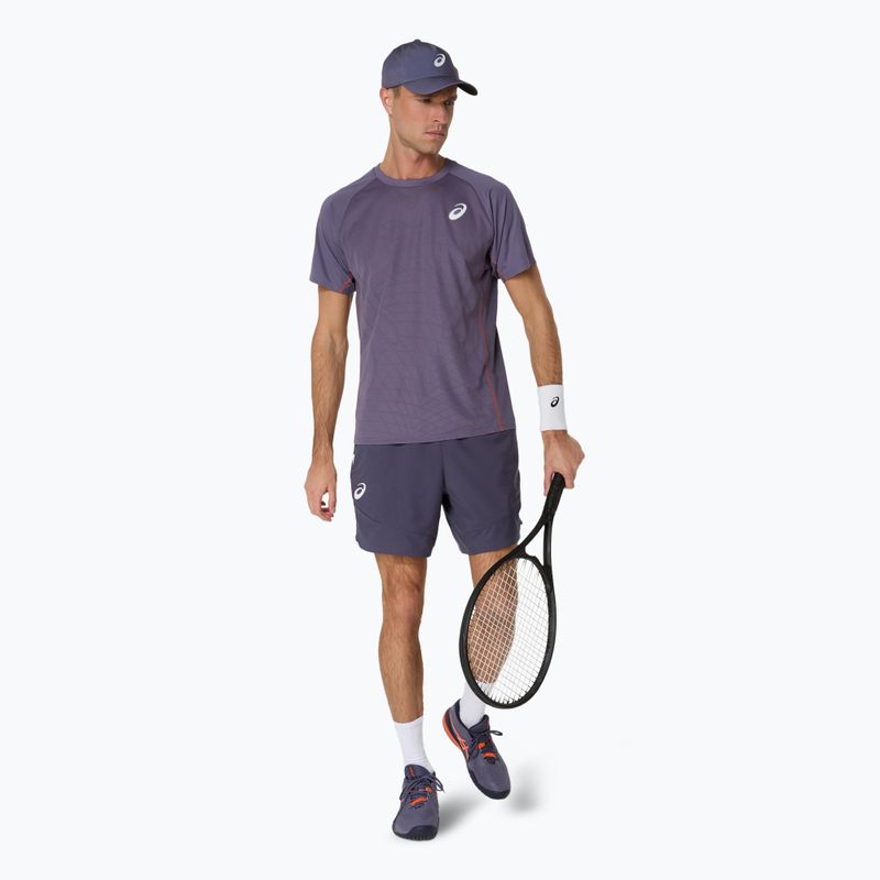 Pánské tenisové tričko ASICS Match Actibreeze Top greyish purple 2