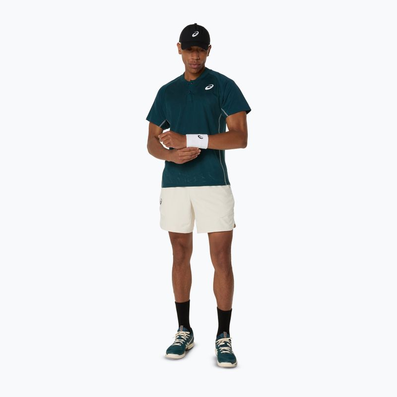 Pánské  polo tričko ASICS Match Actibreeze Polo saxon green 2
