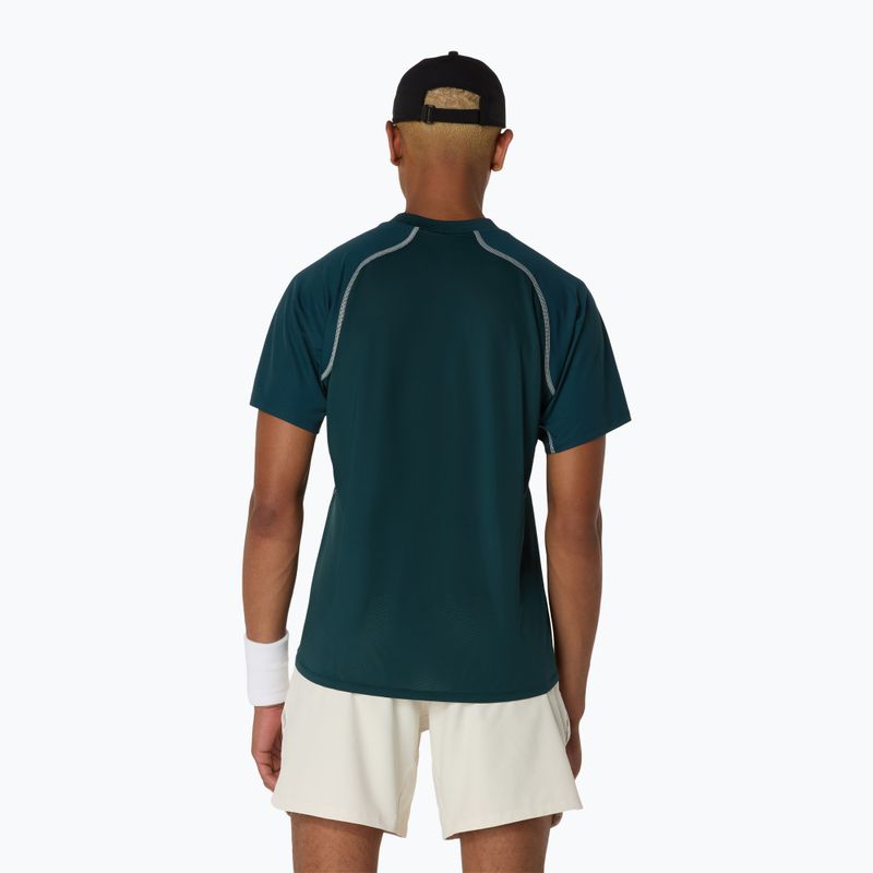 Pánské  polo tričko ASICS Match Actibreeze Polo saxon green 3