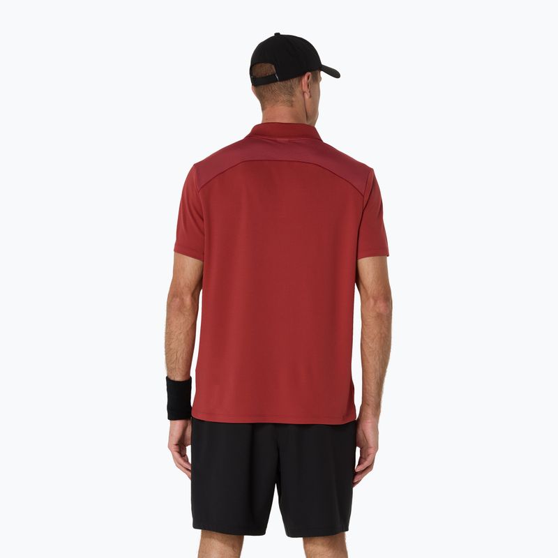 Pánské polo tričko ASICS Court Polo burnt red 3