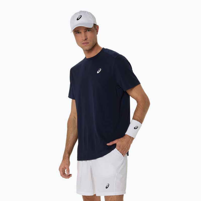 Pánské tenisové tričko ASICS Court Top midnight 5