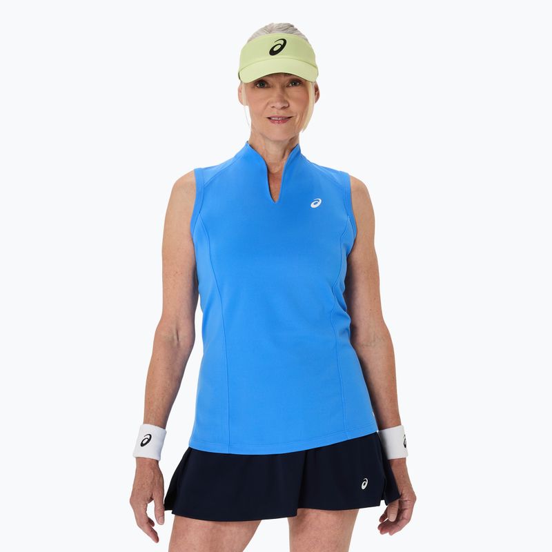 Koszulka tenisowa damska ASICS Court Tank W blue coast