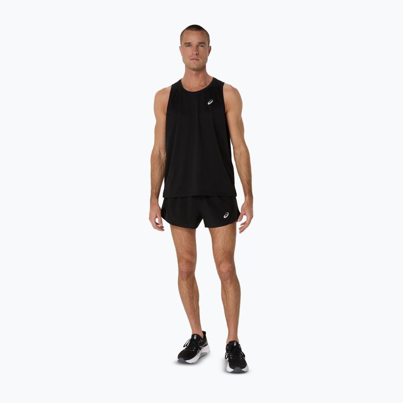 Pánské běžecké tílko tank top ASICS Core Singlet performance black 2