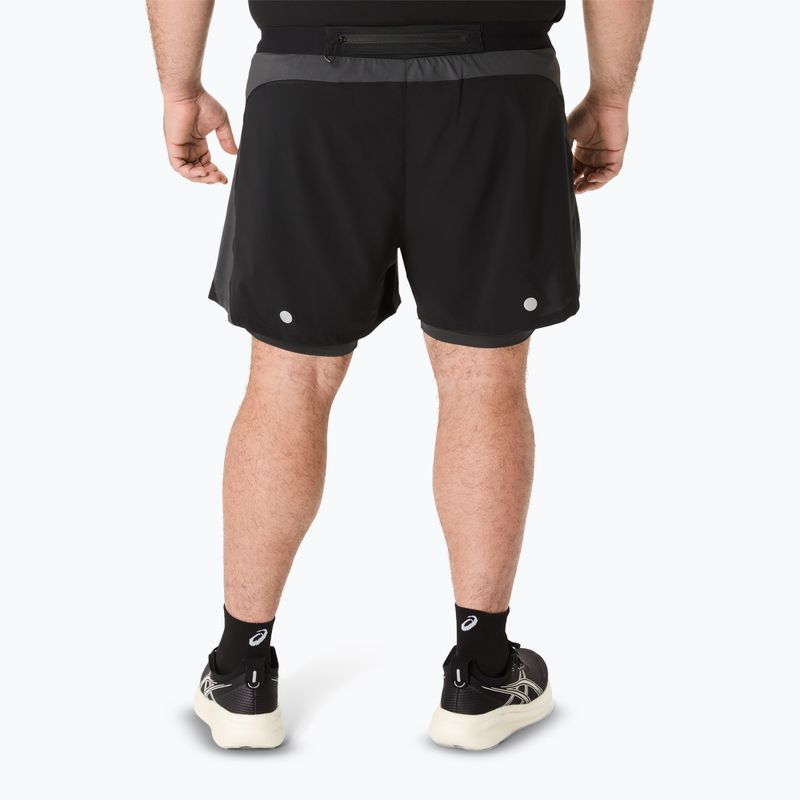 Pánské běžecké šortky  ASICS Road 2N1 5IN performance black/graphite grey 3