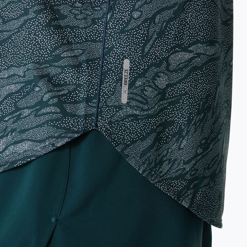 Koszulka do biegania damska ASICS Road All Over Print Tank saxon green/light ube 4