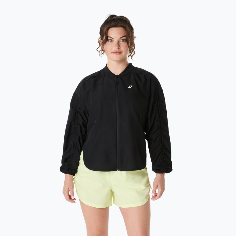 Dámská běžecká bunda ASICS Nagino Run Adjustable performance black