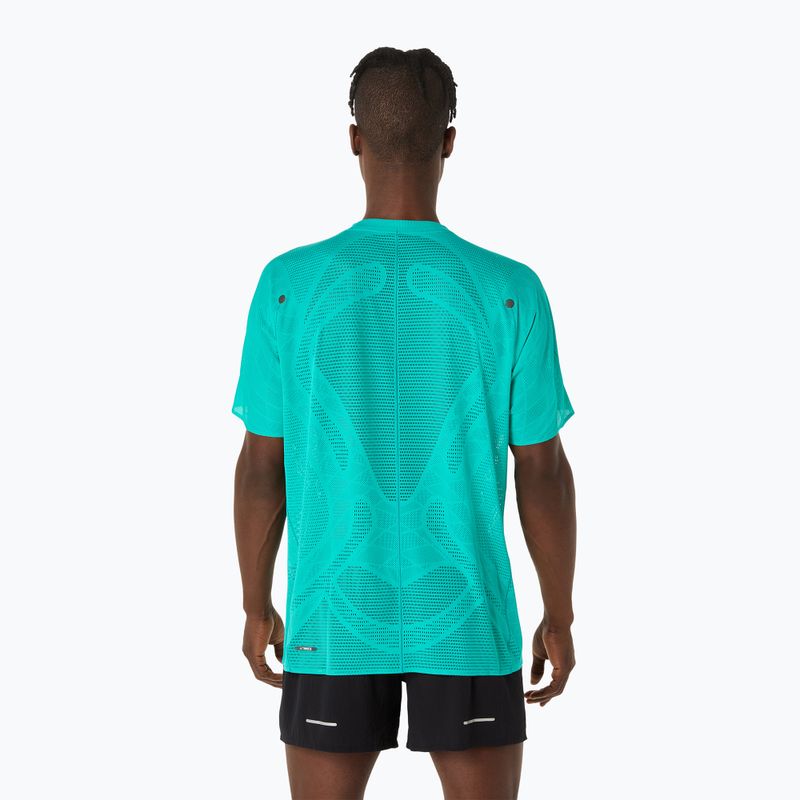 Pánské běžecké tričko ASICS Metarun SS Top wave teal 3