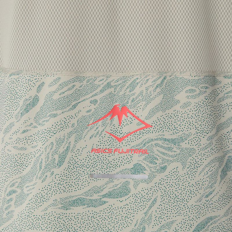 Pánské běžecké tílko ASICS  Fujitrail Singlet white sage/rainy lake 6