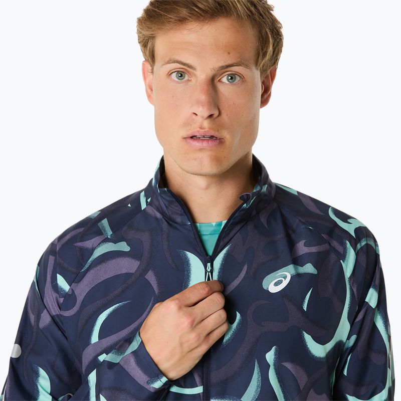 Pánská běžecká bunda ASICS Road Lite-Show Packable midnight 5