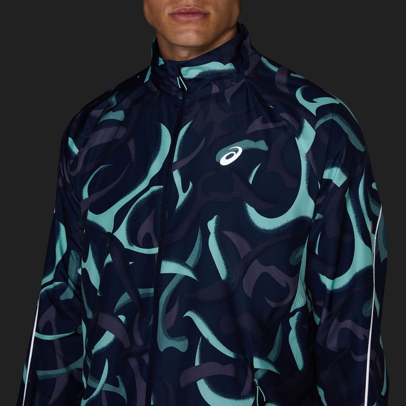 Pánská běžecká bunda ASICS Road Lite-Show Packable midnight 9