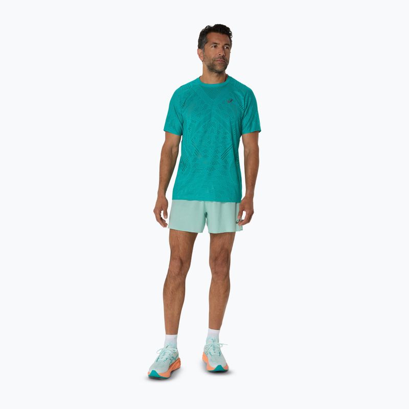 Pánské běžecké šortky  ASICS Metarun 5IN oasis green 2