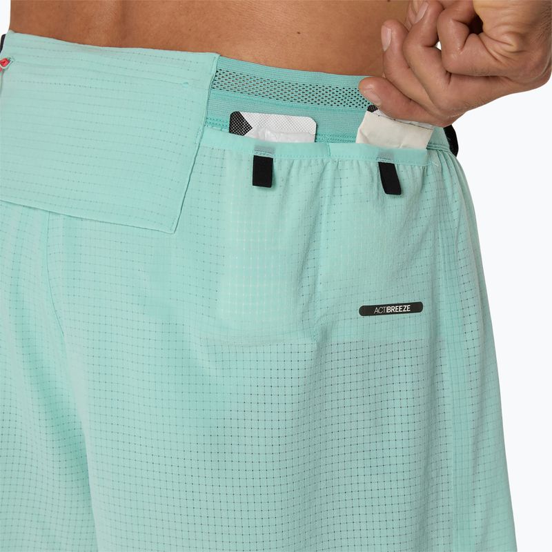 Spodenki do biegania męskie ASICS Metarun 5IN oasis green 7