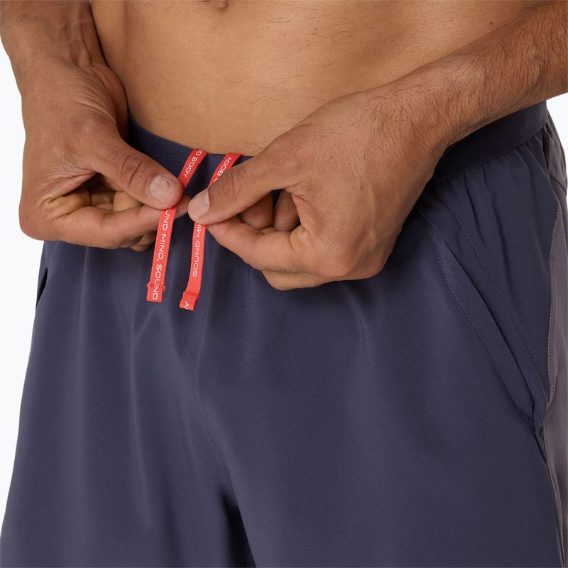 Pánské běžecké šortky ASICS Road 5IN indigo fog/lavender grey 5