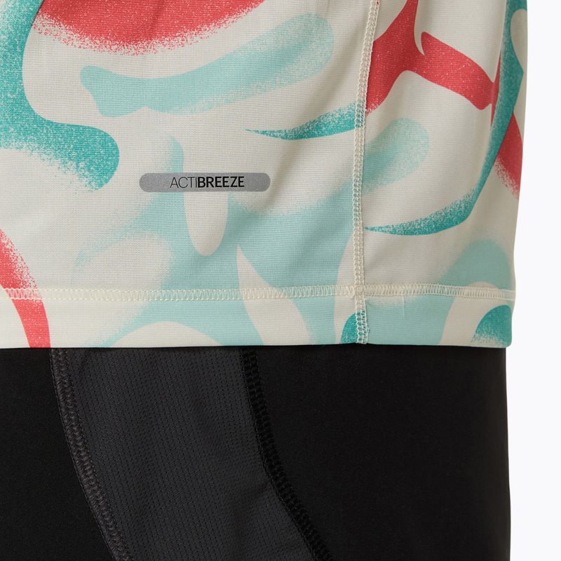 Pánské běžecké tričko ASICS Road All Over Print Top birch 4