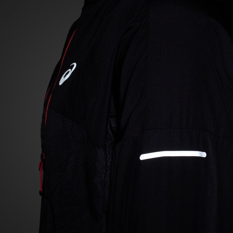 Pánská běžecká bunda ASICS Fujitrail Packable performance black/carrier grey 4