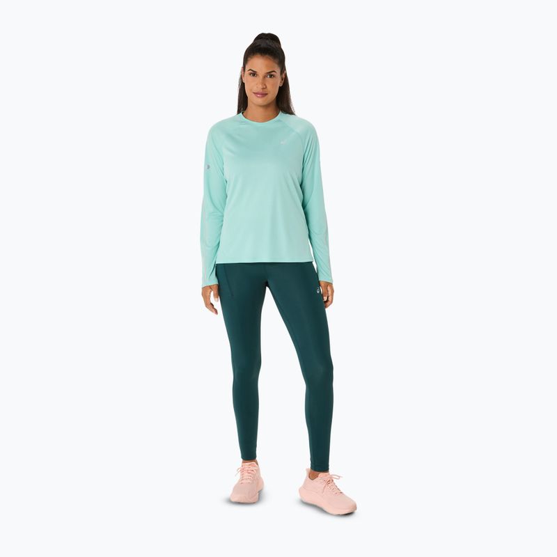 Dámské běžecké tričko Longsleeve ASICS Road Lite-Show oasis green 2