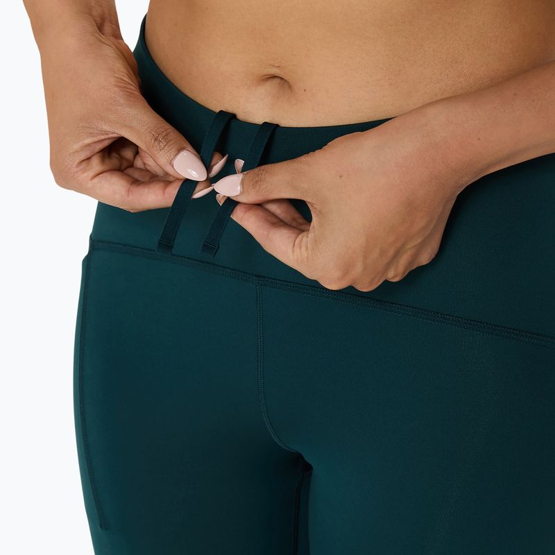 Dámské běžecké legíny ASICS High Waist Capri saxon green 7