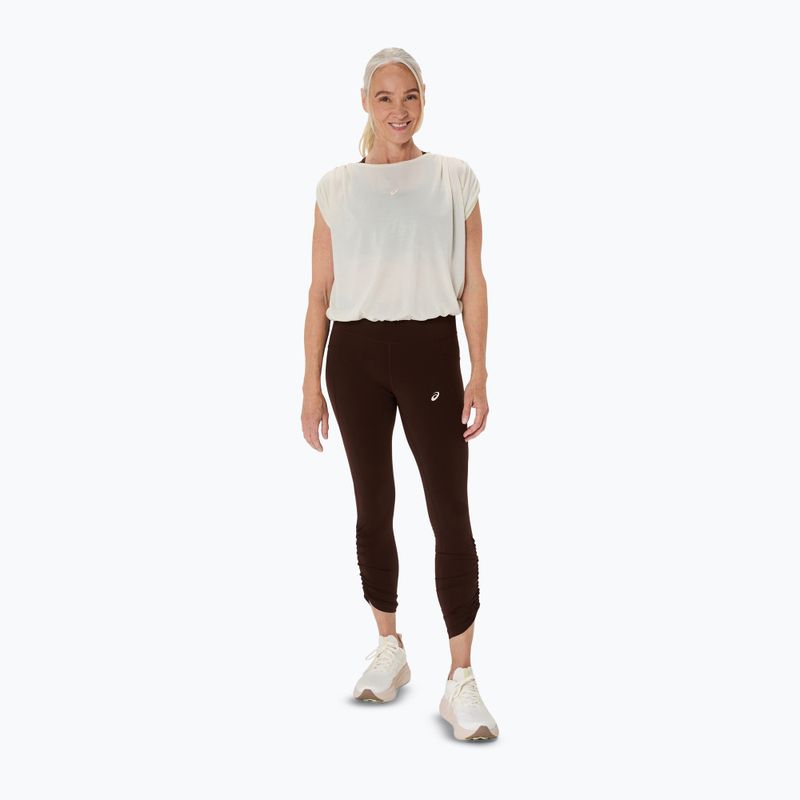 Dámské běžecké legíny ASICS Nagino Run Adjustable Tight coffee 2