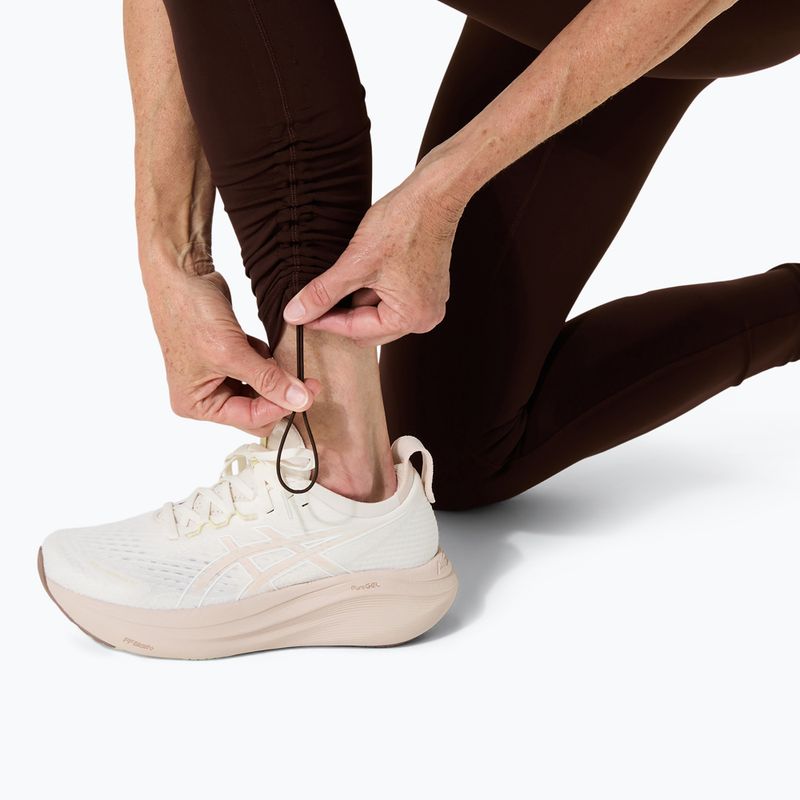 Dámské běžecké legíny ASICS Nagino Run Adjustable Tight coffee 7