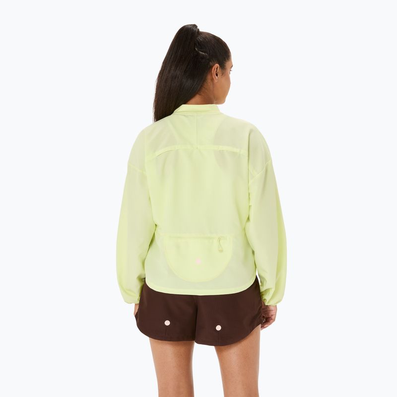 Dámská běžecká bunda ASICS Nagino Run Adjustable huddle yellow 3