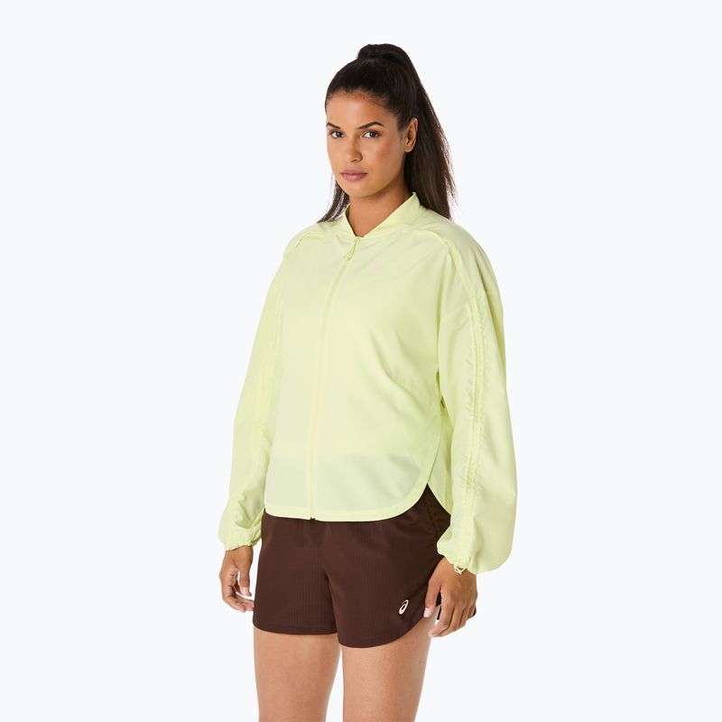 Dámská běžecká bunda ASICS Nagino Run Adjustable huddle yellow 4