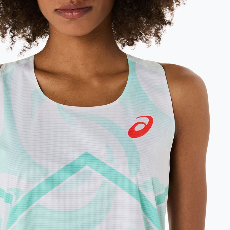 Dámské běžecké tričko ASICS Light Knit Singlet soothing sea 4