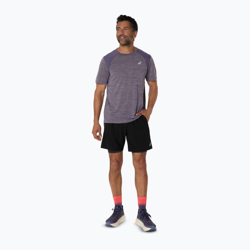 Pánské běžecké šortky  ASICS Road 2N1 7IN performance black/graphite grey 2