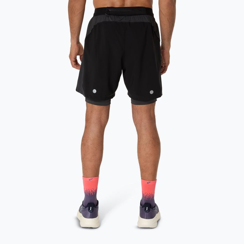 Pánské běžecké šortky  ASICS Road 2N1 7IN performance black/graphite grey 3