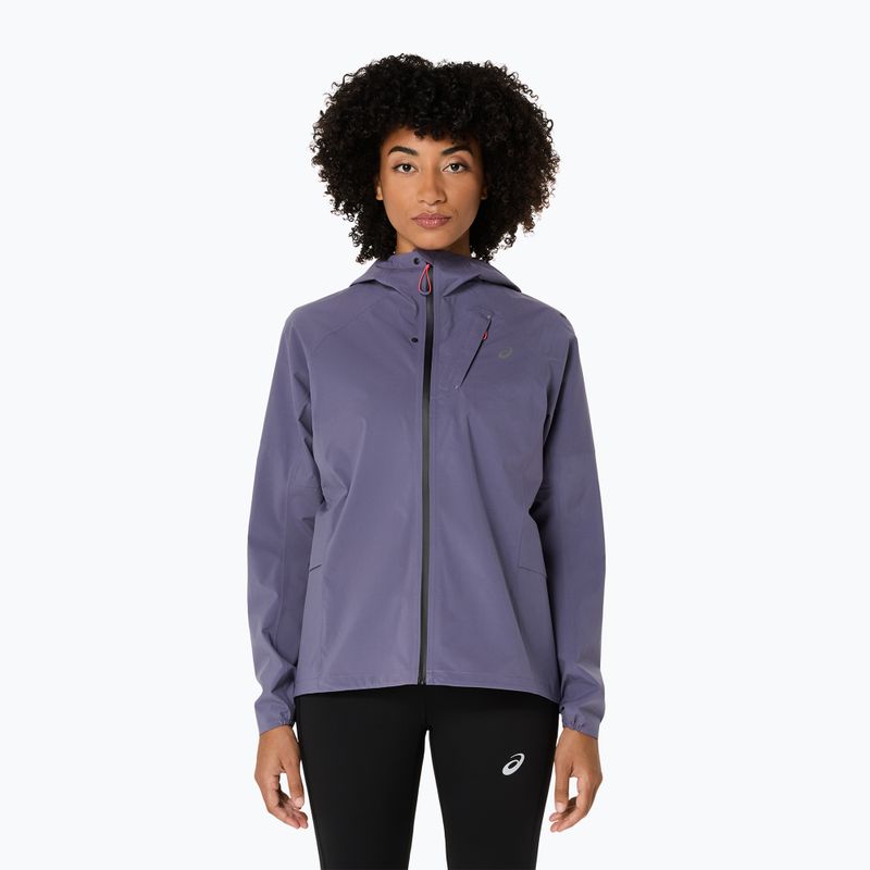 Dámská běžecká bunda ASICS Metarun Waterproof greyish purple