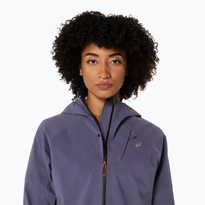 Dámská běžecká bunda ASICS Metarun Waterproof greyish purple 5