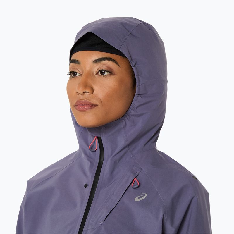 Dámská běžecká bunda ASICS Metarun Waterproof greyish purple 7