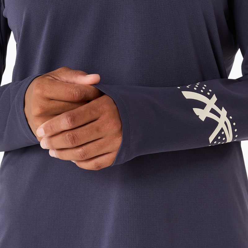 Dámské běžecké tričko Longsleeve  ASICS Icon 1/2 Zip LS Top indigo fog 6