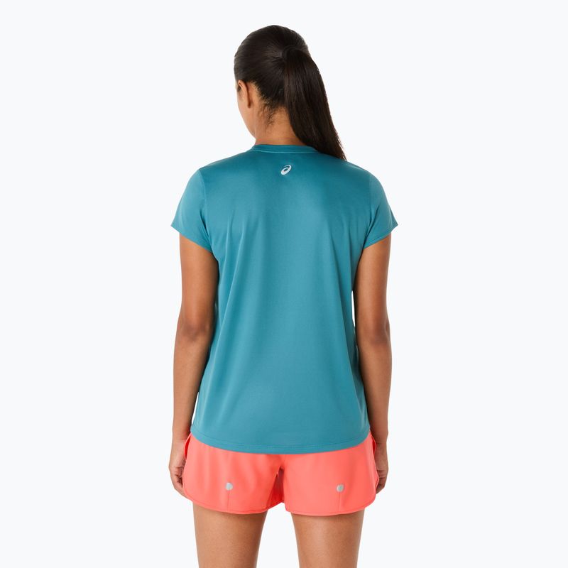 Dámské běžecké tričko ASICS Fujitrail Logo atlantis blue 3