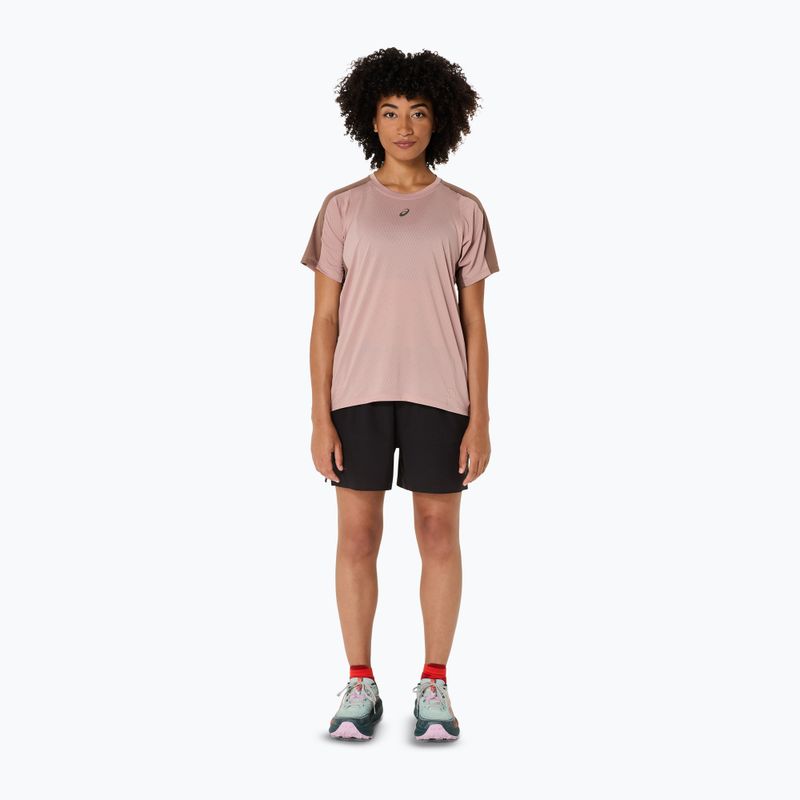 Dámské běžecké tričko ASICS Fujitrail Elite Top neutral pink/taupe grey 2