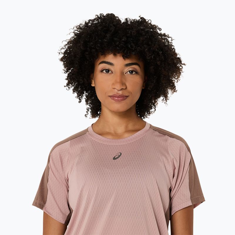 Dámské běžecké tričko ASICS Fujitrail Elite Top neutral pink/taupe grey 5
