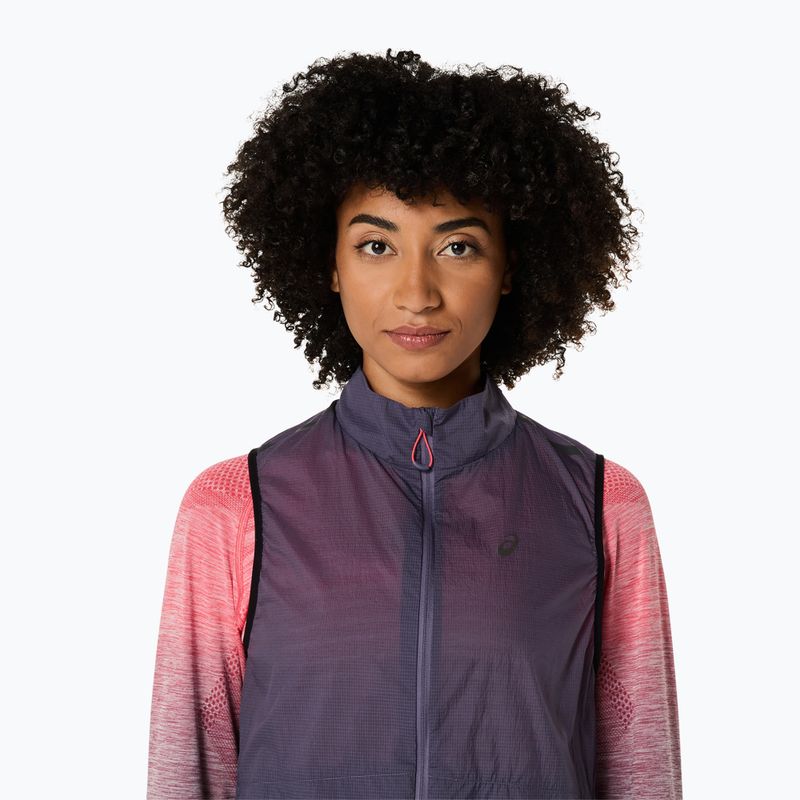 Dámská běžecká vesta ASICS Metarun Packable greyish purple 5