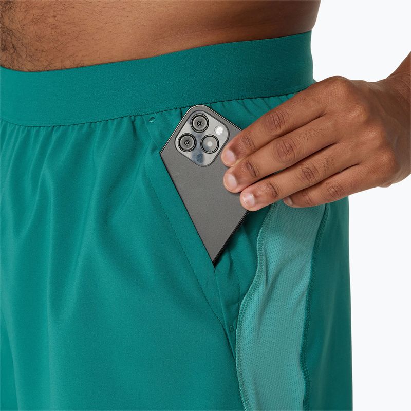 Pánské běžecké šortky ASICS Road 5IN rainy lake/light teal 7