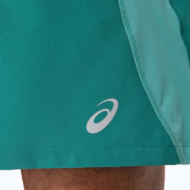 Pánské běžecké šortky ASICS Road 5IN rainy lake/light teal 8