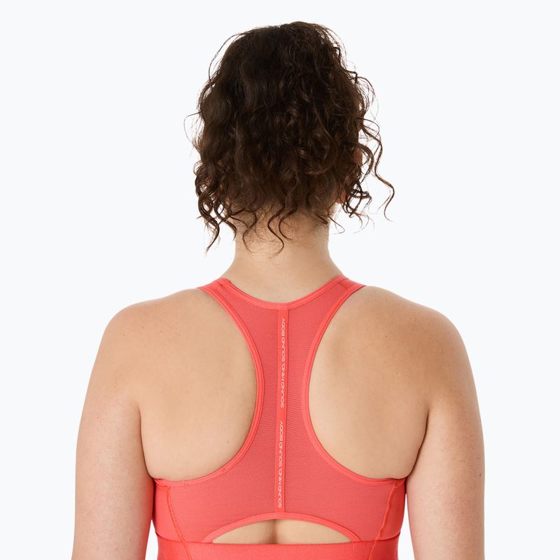 Biustonosz treningowy ASICS Road Compression coral reef 6