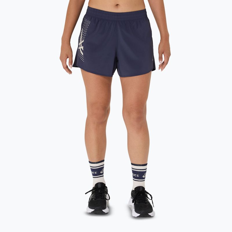 Spodenki do biegania damskie ASICS Icon 4IN indigo fog