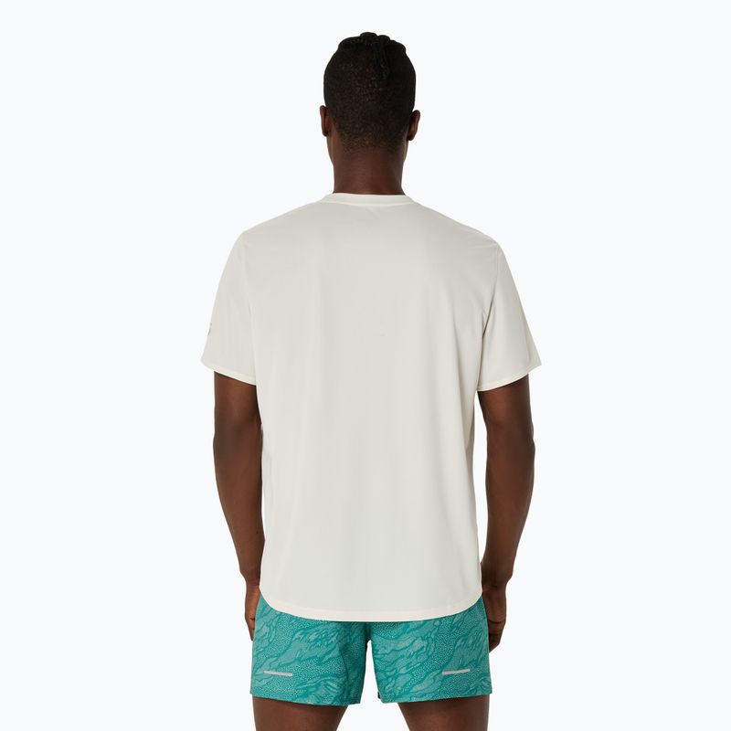 Pánské běžecké tričko ASICS Fujitrail Logo birch/white sage/rainy lake 3