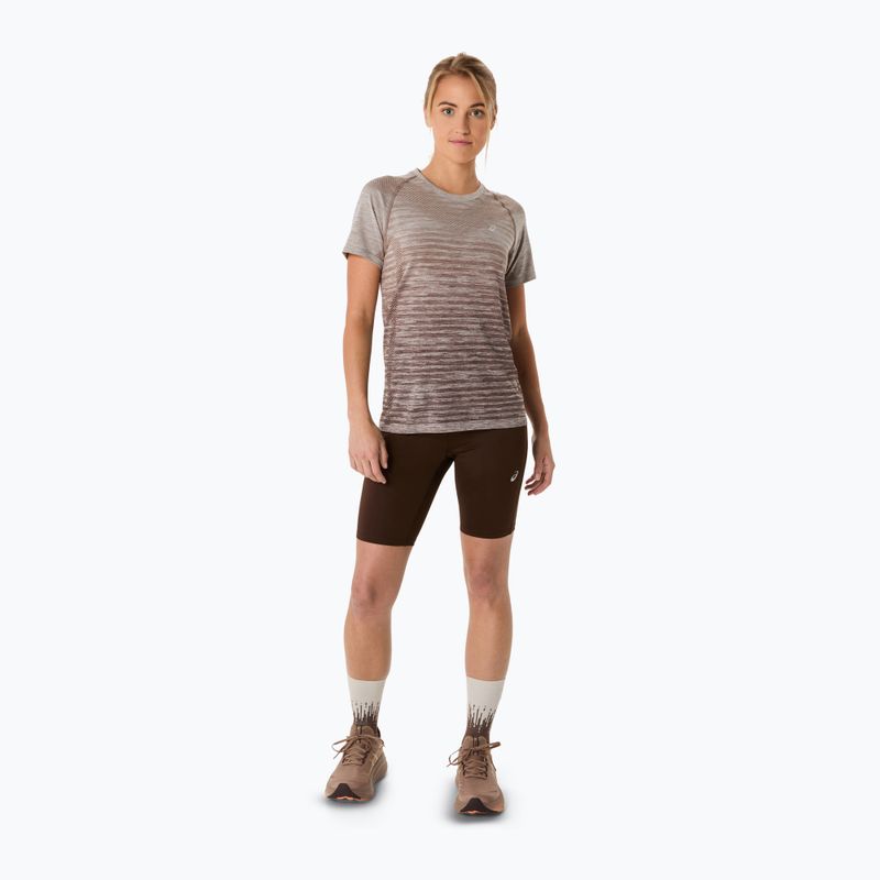 Spodenki do biegania damskie ASICS Road High Waist 8IN Sprinter coffee 2