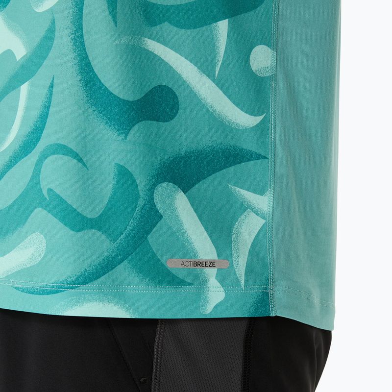 Pánské běžecké tričko ASICS Road Lite-Show light teal 6